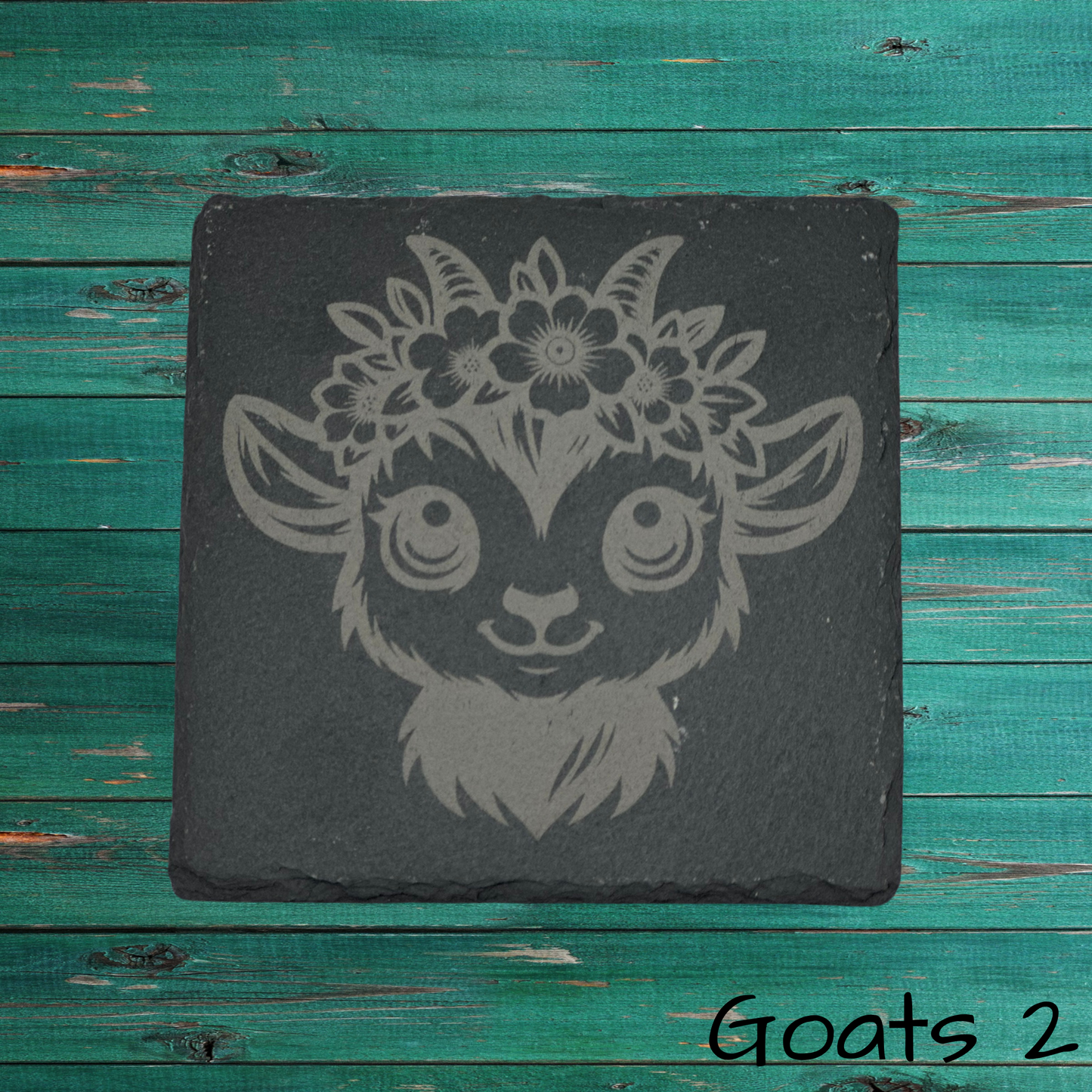 Cute Goat Coasters 2