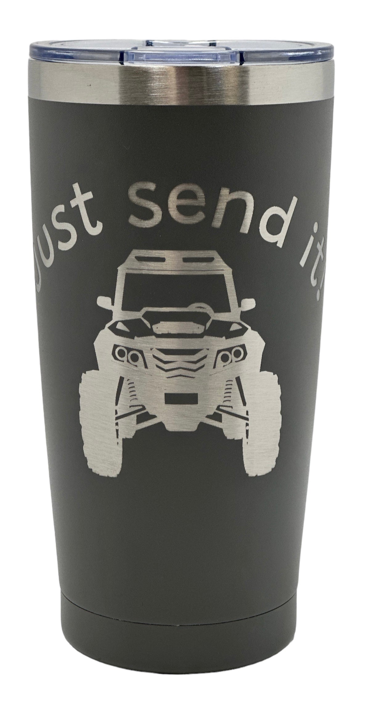20oz Tumbler-Just Send It-Gray