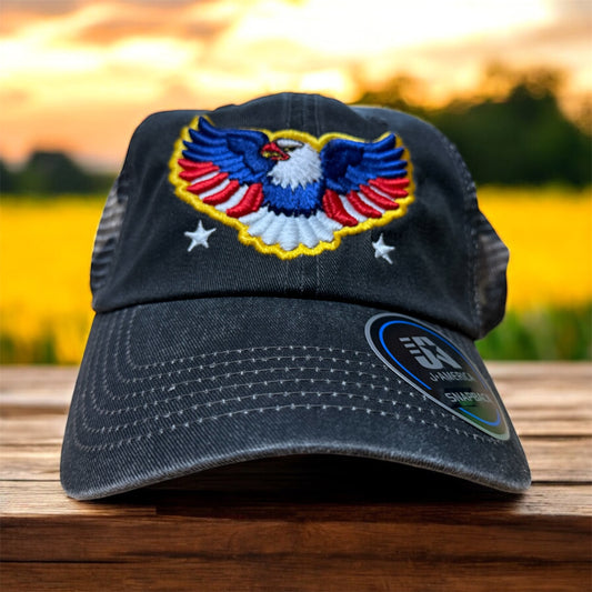 American Eagle 3D Puff Unstructured Hat