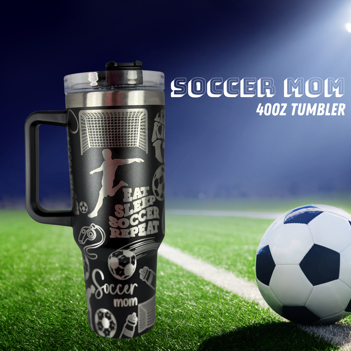40oz Soccer Mom Tumbler